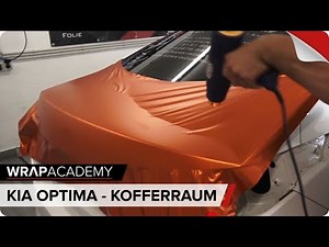 Kofferraum folieren lernen | Stufenheck Limousine | Satin Chrome | Teck Wrap