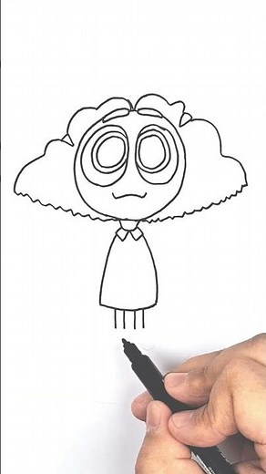 How To Draw Envy From Inside Out | Easy For Kids And Toddlers Step By Step