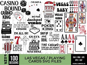Las Vegas SVG Bundle, Casino Svg, Vegas Svg, Casino Elements, Las Vegas Clipart Svg, Svg Files for Cricut, Playing Cards Svg, Poker Svg - Etsy