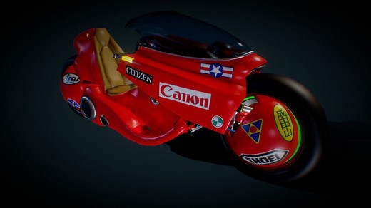 Kaneda bike_AKIRA_ - 3D model by NOA (@Himed_benmheni)