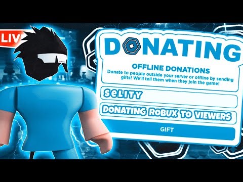 [🔴LIVE ] PLS DONATE | DONATING ROBUX TO VIEWERS | TTS ON!!