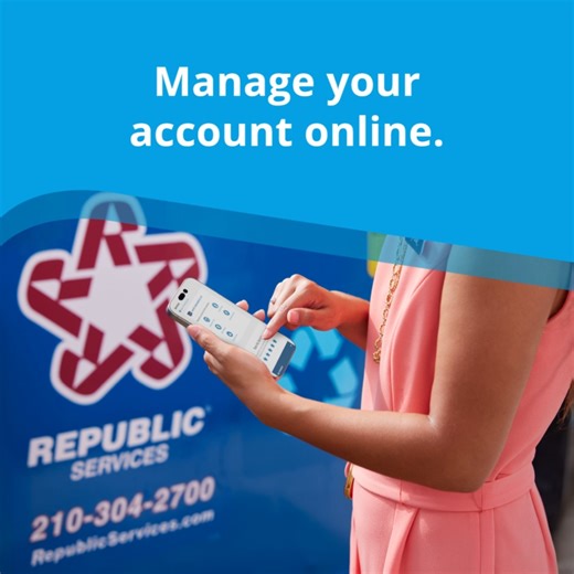 6.6K views · 36 reactions | Minimize operational interruptions for your business by managing your services online anytime, anywhere. We’re your reliable partner with an online account that allows you to: ➡️ Schedule services ➡️ Get real-time service tracking ➡️ Check your schedule ➡️ Manage your communication preferences ➡️ Select a convenient billing option Sign up today! | Republic Services | Facebook
