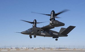 The newest American convertiplane V-280 Valor flew in an airplane