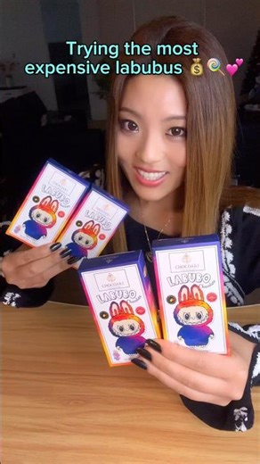 Trying the most expensive labubus with Dubai chocolate Oreos #food #eating #chocolate #labubu