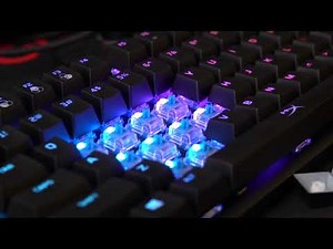 HyperX Alloy Origins Mechanical Keyboard HyperX Blue Switch Edition Typing Sound
