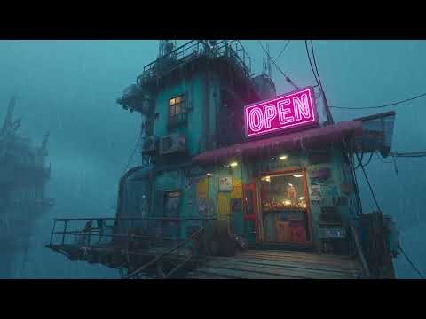 Rainwave Drift State ☔ Gentle Cyberpunk Lofi Sound Escape | Neon City Night Vibes