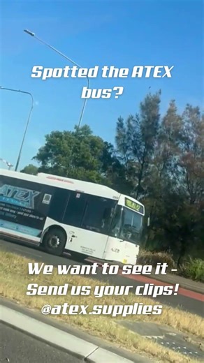 Spot the New ATEX Bus in Sydney! | Steel Reinforcement & Construction Supplies