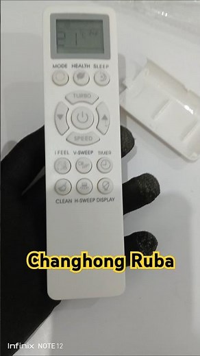 Changhong Ruba Inverter AC Remote Control | New Model Features & Full Usage Guide #changhongrubaac