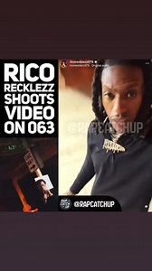 Chicago rapper Rico Recklezz filming a new music video on 63rd📍🎥 [TAGS: #ricorecklezz #063 #rapcatchup] | Rap CatchUp