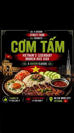 🍚 Cơm Tấm – Vietnam's Legendary Broken Rice Dish! 🇻🇳
