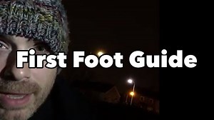 Robert Florence is here with his guide to first footing. Stay sharp. Pay attention! He actually expresses himself in song at one point. True story. | BBC Scotland