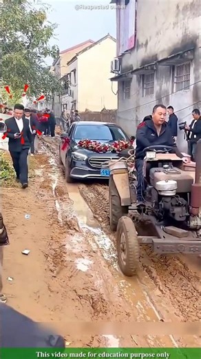 They came to the village house to get married in a branded car |#shortsvideo