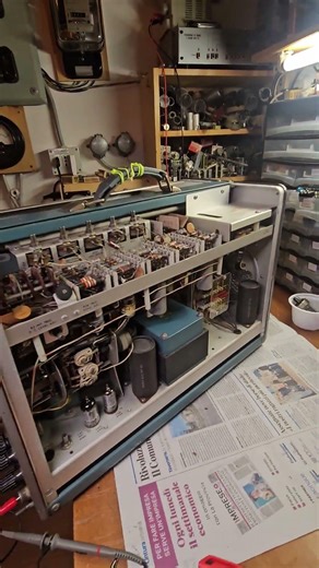 tektronix 515a oscilloscope restored - working