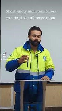 Safety Induction (specific to meeting room).