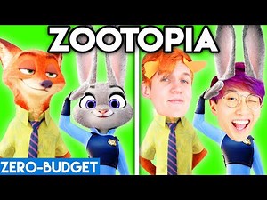 ZOOTOPIA WITH ZERO BUDGET! (Zootopia Movie PARODY By LankyBox!)