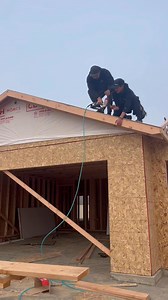 Putting barge boards on #constructionvehicle #framing #constructionequipment #framers | BRC ConstrucTion