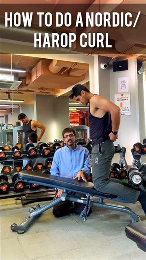 Cant do Nordic curls? ITs EASIER than you think!