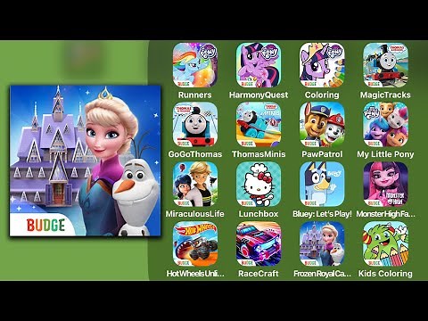 Disney Frozen Royal Castle - Gameplay Walkthrough - Fun Kids Game for Girls & Boys (iOS,Android)