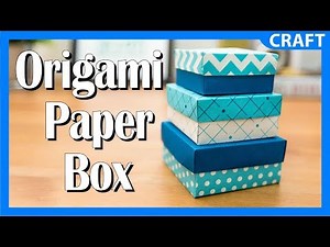 Easy DIY Origami Box | DIY Back to School Crafts