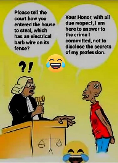 Courtroom Comedy: Laugh-Out-Loud Cartoon Scene