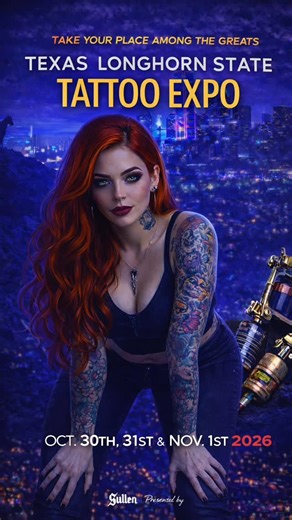 Longhorn State Tattoo Expo on Instagram: "Dallas @longhornstatetattooexpo Longhorn State Tattoo Convention booths sales are OPEN👏 Join us & take your place amongst the greats👏 🗓 October 30–31 & November 1, 2026 📍 Kay Bailey Hutchison Convention Center | Dallas, TX @kbhccdallas Hosted by @deanna_art & @ishineink Presented by @sullenclothing Powered by @inkadmin ⚡️ MC @hoon_kim_10p We created this show for artists who want more— more exposure, more connections, and more inspiration. ✨ Tattoo a