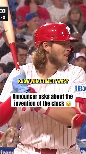 John Kruk wondering how clocks were invented ⏰