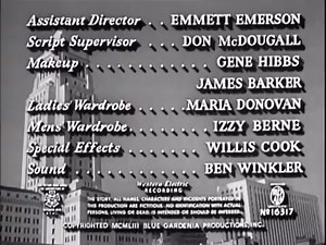 1953 - The Blue Gardenia - Gardenia azul - Fritz Lang - VOSE