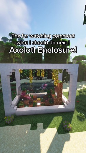 Creating the Perfect Axolotl Enclosure in Minecraft