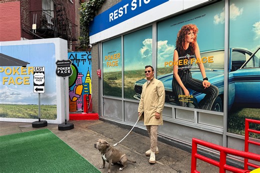 Poker Face Season 2 Guest Star Justin Theroux Whips Up Dog-Approved Burgers at NYC Pop Up