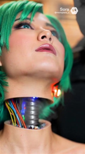 Don't be fooled! It's only a machine. #humanoidrobot #gynoid #fembot #AIcompanion #aigirlfriend #mechabare #robotgirl #robotgirlfriend #snatcher #HideoKojima