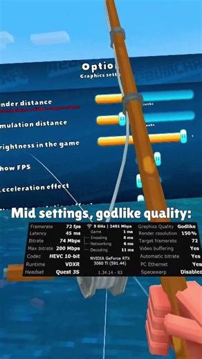 HIGHEST settings in #realmcraftvr | #realmcraft