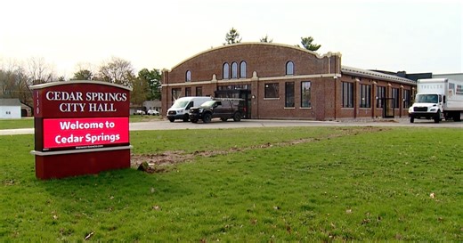 New Cedar Springs city hall nears completion after 8 months of construction