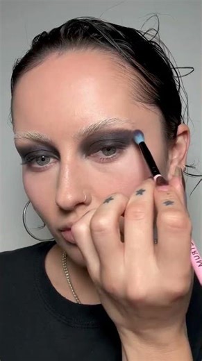 Sometimes you just need a full beat & a dark smoky eye Products: @Charlotte Tilbury magic cream...