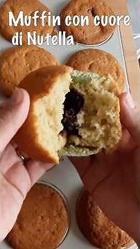 Muffins with a Nutella center that stays soft!