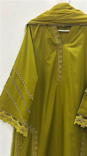 plain suit with lace designs#daman#trousers designs#daman design 2026. design.#dressdesign#shorts