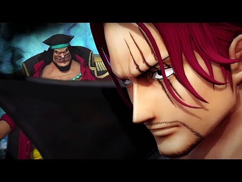 #16 [ONE PIECE Pirate Warriors 4 Live] Blackbeard steals the Gura Gura no Mi! Shanks appears in t...