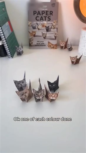 😻✨ Easy DIY Paper Cats Kit - Your New Fave Craft! Ever wanted to make ADORABLE paper cats in 5 mins? This kit’s got you covered! Guided lines clear instructions = zero stress, 100% fun. Perfect for kids, craft lovers, or just lazy weekend vibes 🥰 | Imorkpipra