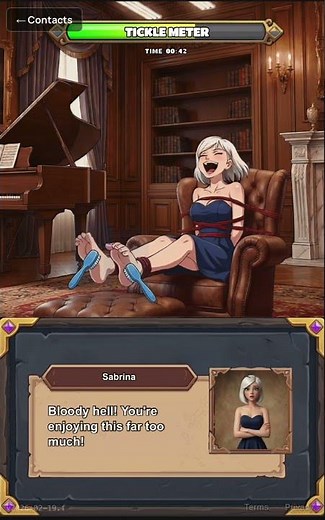 Sabrina tickled by Amanda gameplay. Julie 2: Mansion of Secrets ticklegame.com #tickle