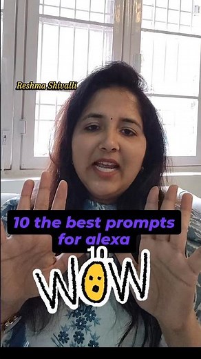10 best prompts for alexa