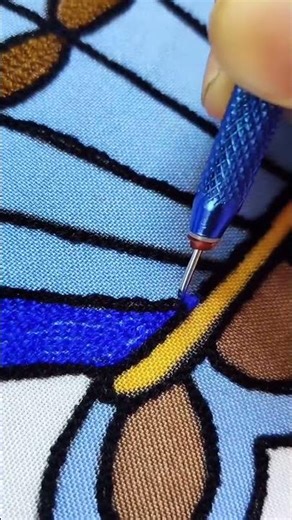 This punch needle technique creates stunning results #embroidery #diy #handcraft