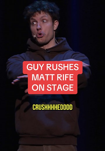 Matt Rife's Hilarious Stand-Up Comedy Experience