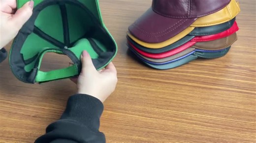 Brown Leather Baseball Cap: Unisex Adjustable Genuine Leather Hat - Etsy