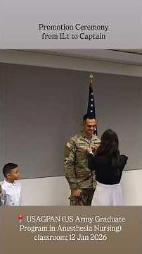 Promotion Ceremony US Army from First Lieutenant to Captain