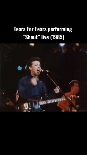 Tears For Fears performing “Shout” live (1985) 🎶