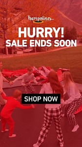 Our Biggest Black Friday Sale Ever is LIVE!! 🟢 Up to 25% off! 🟢 FREE Basketball Hoop 🟢 FREE 14ft inflatable Santa 🟢 An EXTRA $200 off when you use code BF200! 🟢 Free Shipping!! It's time to upgrade your backyard. Our inground trampolines: ✅ Are safer than above-ground trampolines ✅ Offer a smoother, higher jump than other inground trampolines Plus, you'll get: ✅ LIFETIME Frame Warranty on all bestsellers 📦 FREE Shipping to lower 48 States Plus, we'll even match you with an installer in you