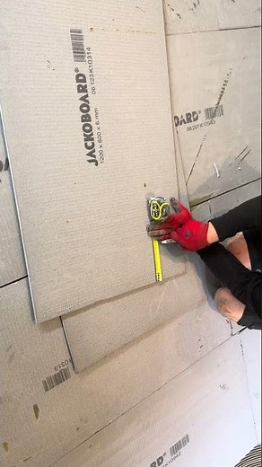 How to Lay Tile Backer Boards on a Wooden Subfloor #building #diy #construction #underfloorheating