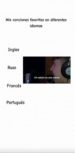 Mis canciones favoritas en diferentes idiomas