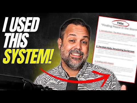 How to Write a Sermon for Beginners – Proven 3‑Point Outline Method