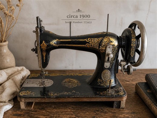 Antique Sewing Machine Circa 1900 Hand Crank Sphinx Decor Vintage Industrial Decor Rare Collectible - Etsy