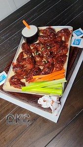 Chicken Wing Cake! #food #wings #cake #hyperrealisticcake #fblifestyle | OKC Cake Lady